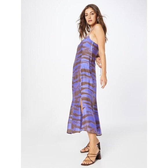 Samsoe Samsoe Annah Shift Dress Iris Tide Womens Size XL - Picture 1 of 16